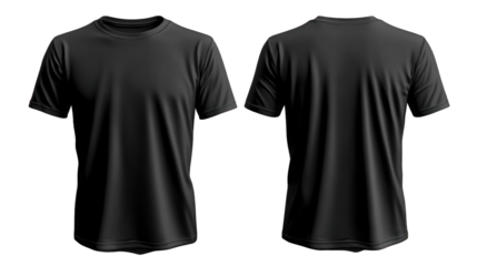 Blank Black T-Shirt Mockup