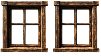 Vintage Wooden Windows