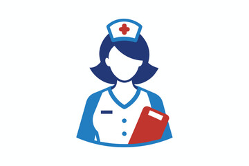 international Nurses Day vector art illustration. Medical and health care concept. Nurses' Day logo icon