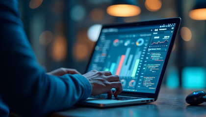 Business online presence SEO training and communication with optimization marketing strategy and analytics of worker. Web development and SEO for top search engine rankings