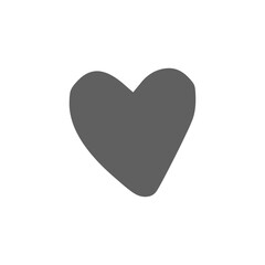 heart doodle icon