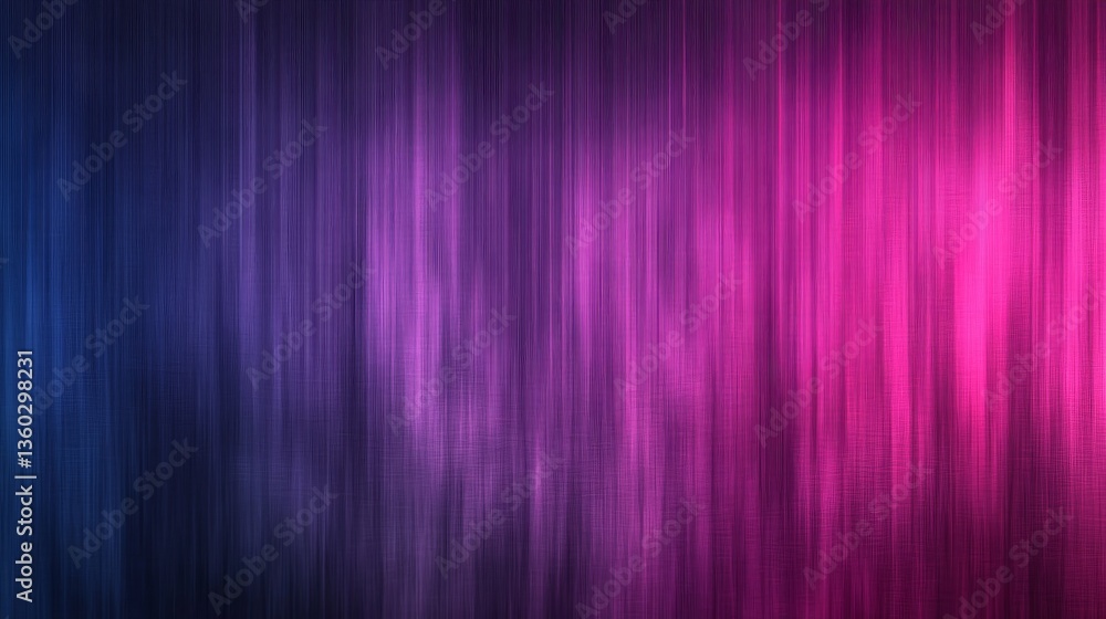 Leinwandbilder intricate digital sound wave visualization features electric blue and magenta tones, with curved fre