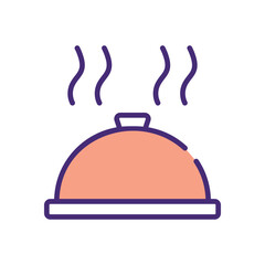 Food Tray icon vector