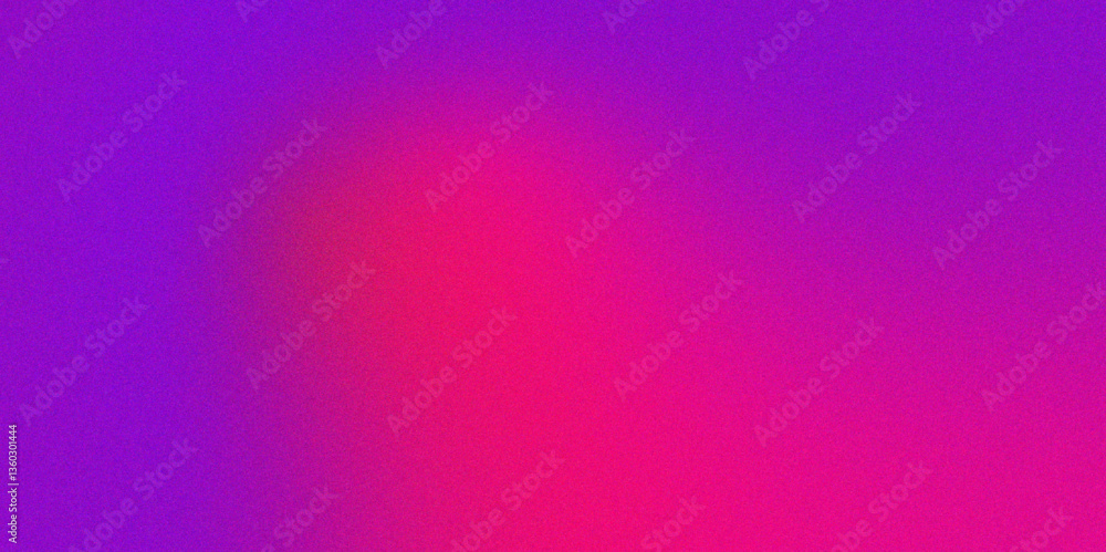 Poster Digital grainy gradient with a colorful soft noise effect. Vintage Grunge Texture Pattern in blue and pink Tones for Artful Wallpaper. Gradient blur, noise, grain, texture abstract background.	