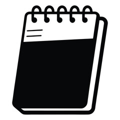 Empty vector clipboard with calendar sheet