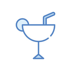 Cocktail icon vector