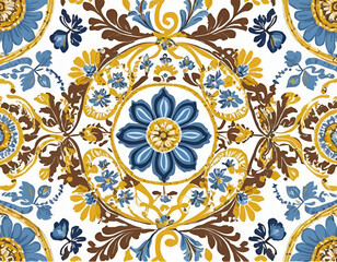 Flower pattern by AI