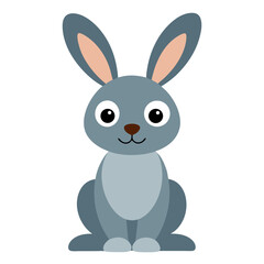 Obraz premium a cute illustration of a cartoon bunny, perfect for adding a touch of charm to any design