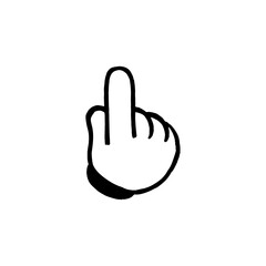 Finger gesture icon