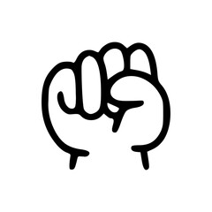 Finger gesture icon