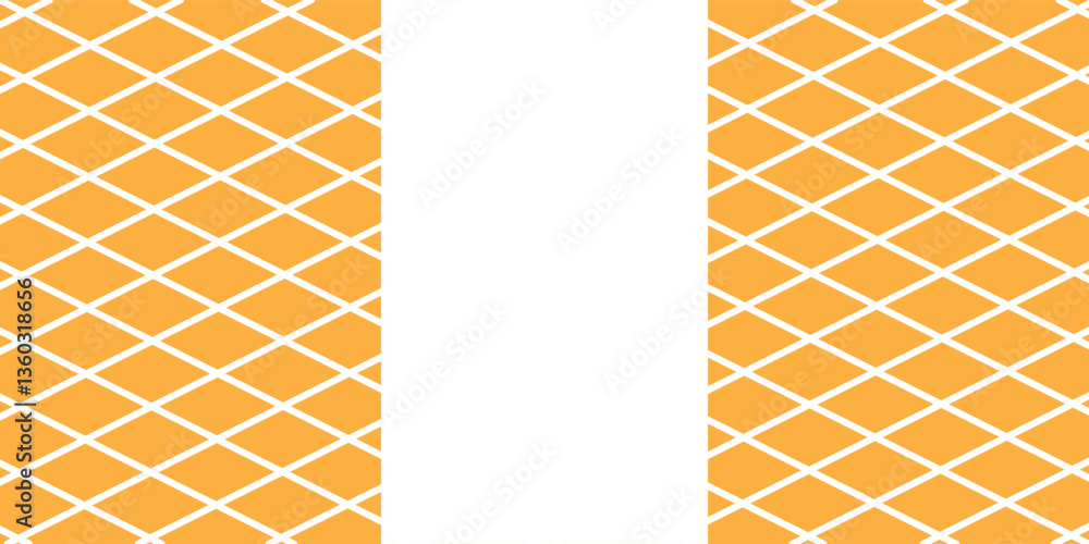 Aufkleber a seamless repeating pattern of intersecting diagonal lines creating a diamond-shaped grid.
