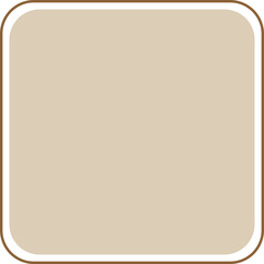 Modern minimalist aesthetic line frame