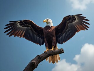 Obraz premium american bald eagle