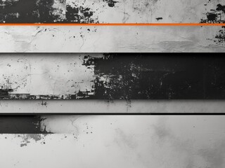 Fototapeta premium Abstract black white grunge texture background appears to distressed horizontal overlay.