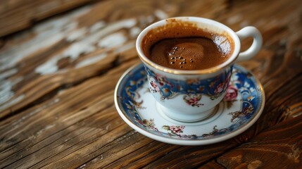 Obraz premium Turkish Coffee: A Rich Elixir of Tradition and Flavor