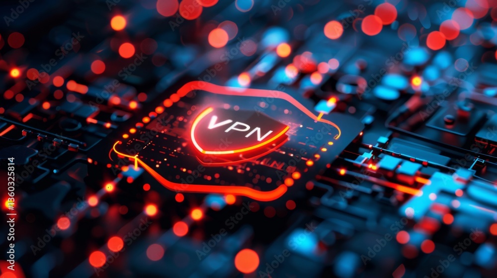 Poster exploring the role of vpn technology in enhancing online security and privacy in a connected world