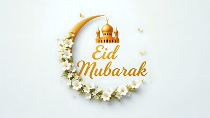 Eid Mubarak greatings card 