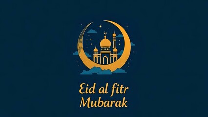 Eid Mubarak greatings card 