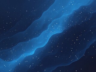 Fototapeta premium Abstract digital art piece that appears to be dark blue starry sky