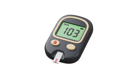 Isolated Digital Glucose Meter with Display Reading 103