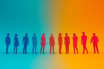 Teamwork Transition Gradient Background