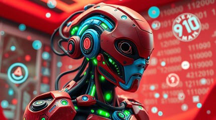 Fototapeta premium humanoid AI