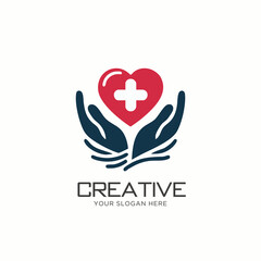 Medical Logo with Universal Health Symbol