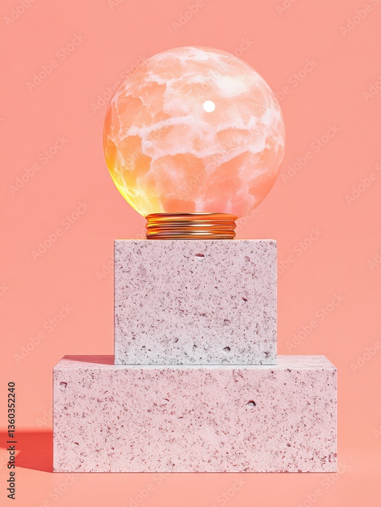 Poster mindful innovation terrazzo texture national rubber eraser day concept - creative thinking and digit