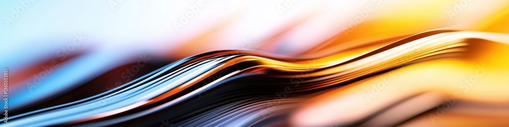 Poster Dynamic Financial Momentum AI-Powered Investment Analytics Visualizing Market Performance Through Fluid Gradient Design - Next-Gen Economic Trend Forecasting