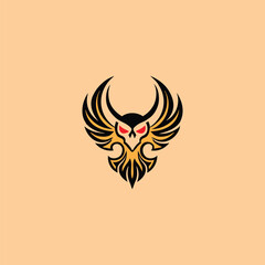 Skull Phoenix Logo