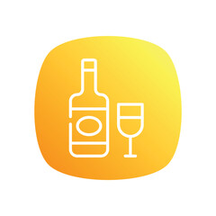 Wine  icon vector