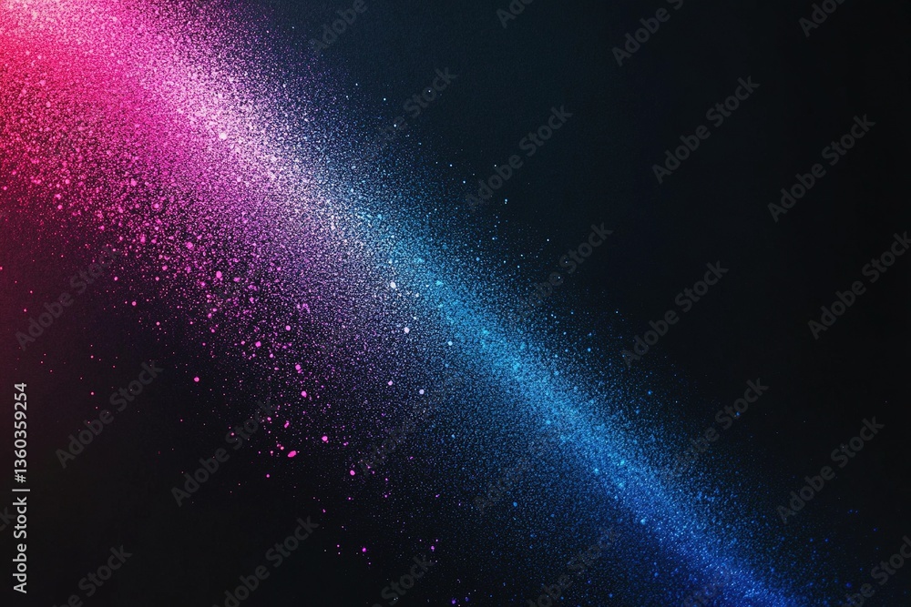 Poster gradient color splash
