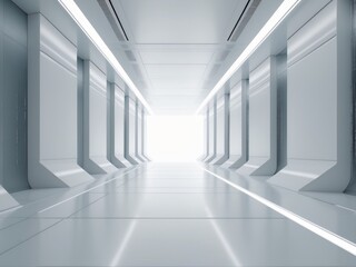 Abstract digital background futuristic technological feel made up a white and gray
