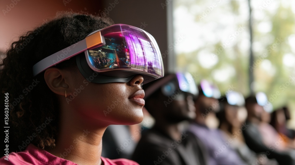 Aufkleber immersive learning revolution gen z augmented reality education experience - transformative mixed re