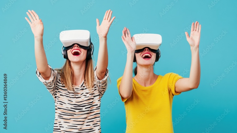 Poster immersive digital playscape gen z creators exploring metaverse interactions through next-gen virtual