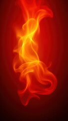 Fototapeta premium A fiery depiction of a wildfire, illustrating the intensity and danger of nature's power.