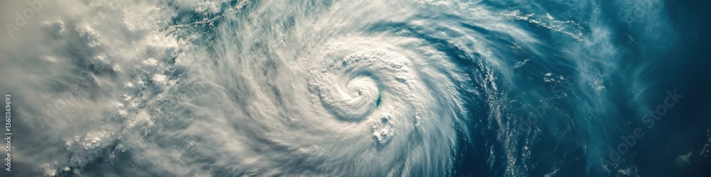 Aufkleber climate crisis visualization immersive 8k satellite imagery of catastrophic hurricane dynamics - adv