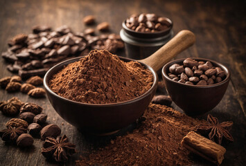 Smooth transition from warm toffee to soft cocoa