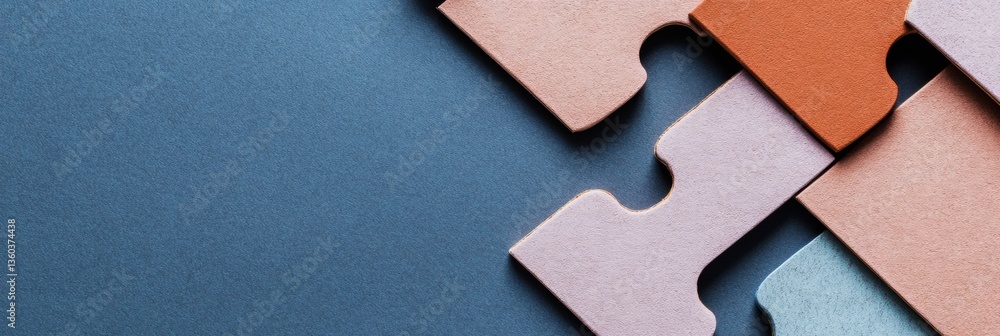 Poster neurodiversity collaborative solutions textural puzzle piece minimalism for inclusive design and pur