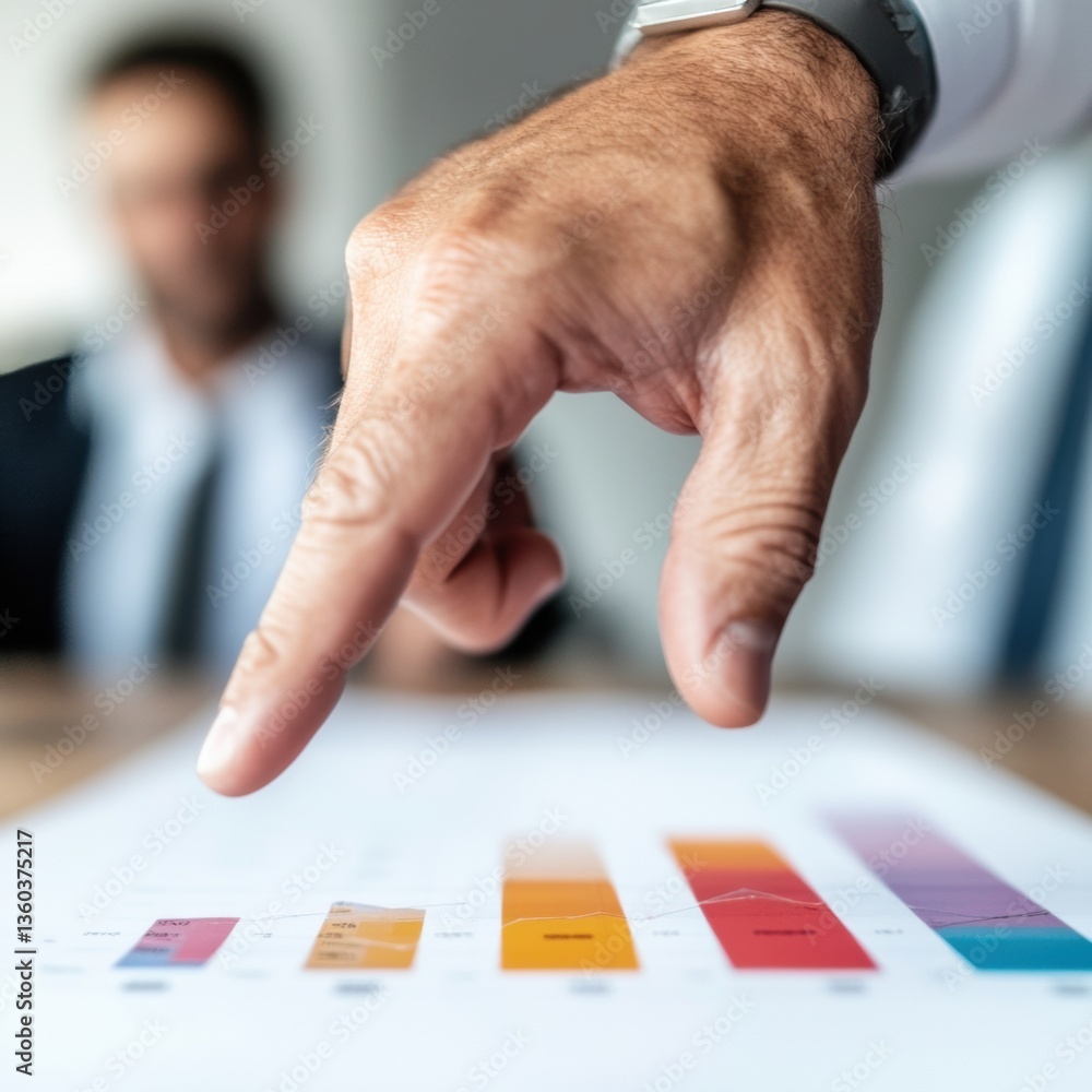 Fototapete AI-Driven Data Analytics Visualization Minimalist Business Intelligence with Ergonomic Insights for Tech-Forward Corporate Training and Strategic Decision Making