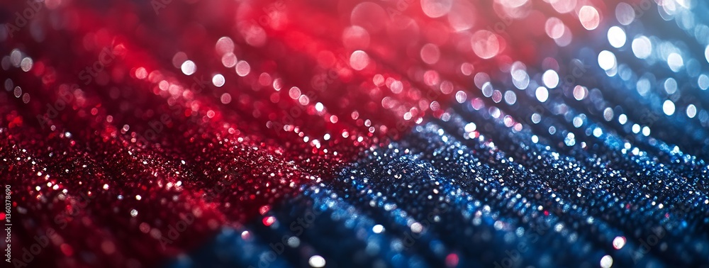 Aufkleber abstract lines of red and blue: an artistic image that shows the vibrant interplay of red and blue l