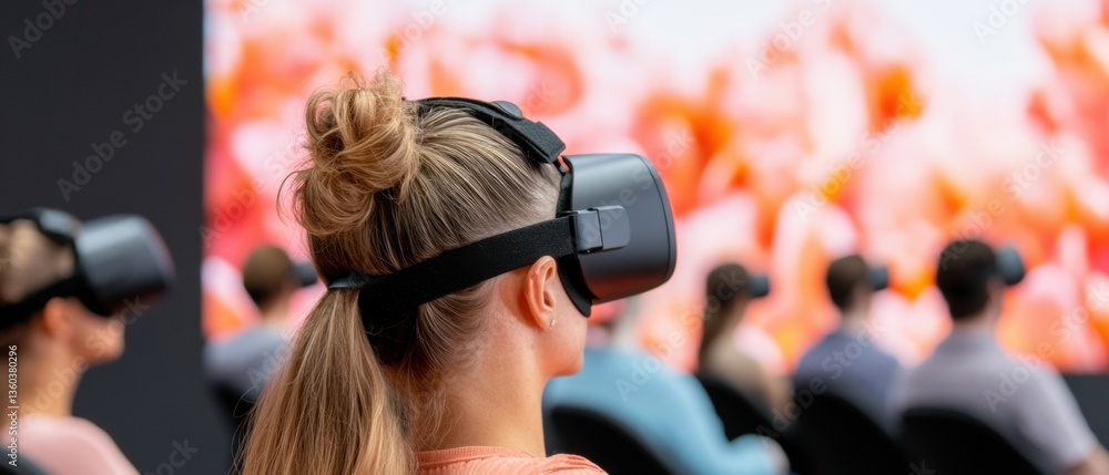 Aufkleber immersive digital learning revolution next-gen professional training with vr technology - empowering