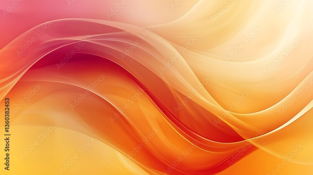Poster abstract fluidity in colors: a mesmerizing abstract composition of swirling colors, with vibrant wav