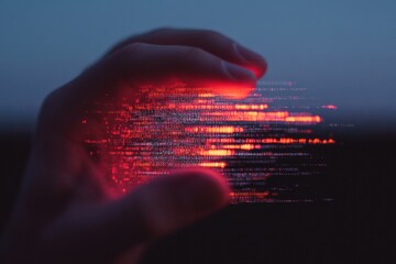 Dreams of Reason Feast Day Immersive Digital Alchemy - Transformative AI Creativity Unleashed Through Glowing Technological Interaction for Next-Gen Innovators