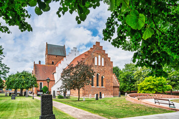 Ahus Saint Marys Church Natural border compo