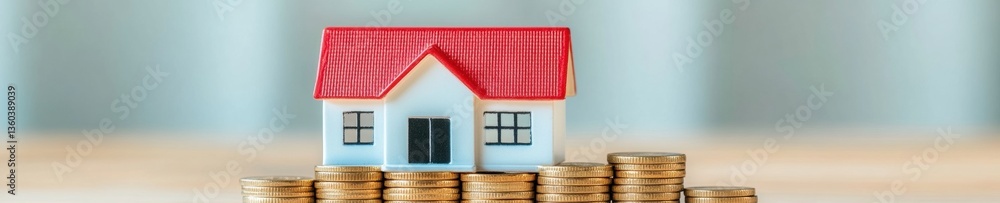 Poster minimalist investment visualization smart property wealth building through strategic financial plann