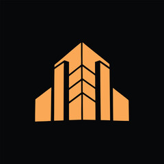 Modern housing logo design