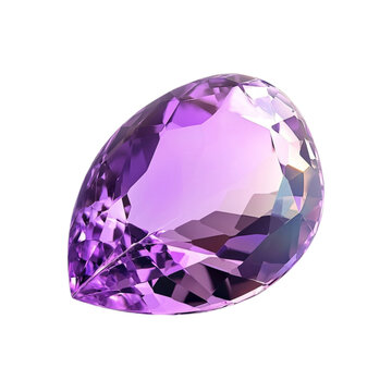Stunning Amethyst Gemstone Closeup Sparkling Purple Jewel,