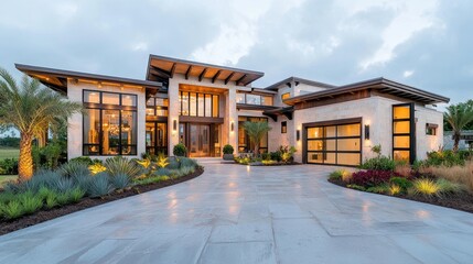 Modern Mansion Exterior