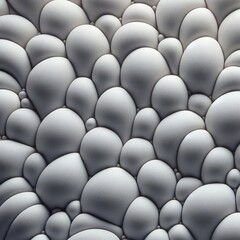 Obraz premium 3D rendered abstract texture with organic shapes and smooth, soft forms, creating a modern and visually tactile background design